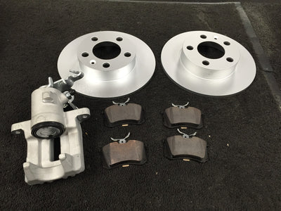 SEAT LEON TOLEDO FSi TFSi TDi REAR BRAKE CALIPER BRAKE DISC BRAKE PAD LH SIDE NS