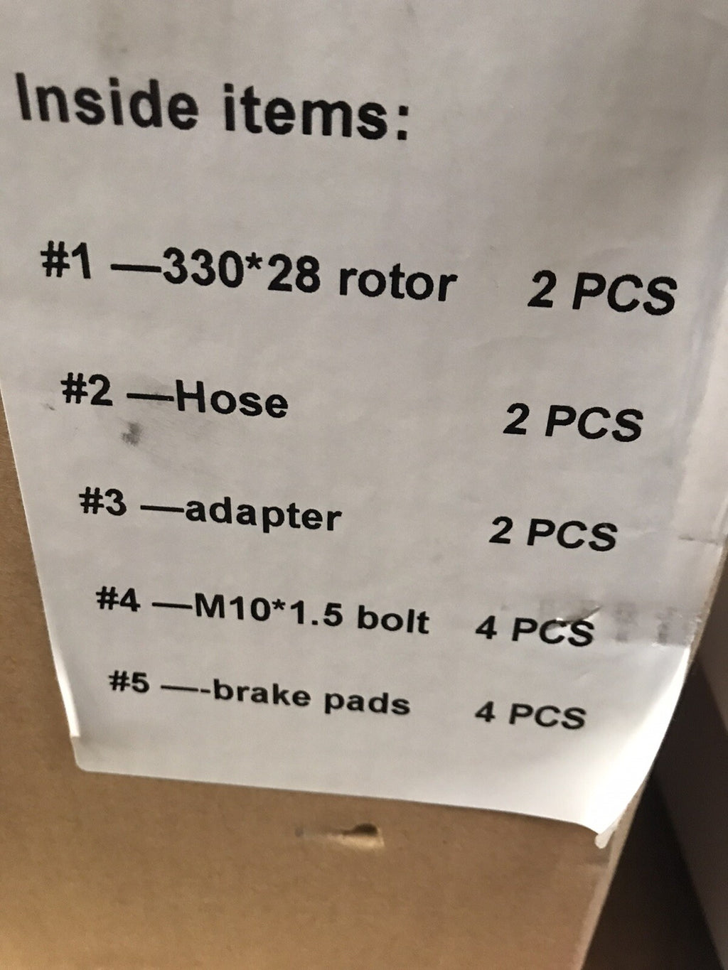 VW TRANSPORTER T5 T6 BIG BRAKE CONVERSION KIT 330MM DISC CONVERSION KIT