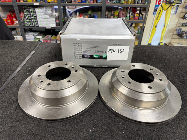 FOR HYUNDAI I800 REAR BRAKE DISCS 2008 TO 2019