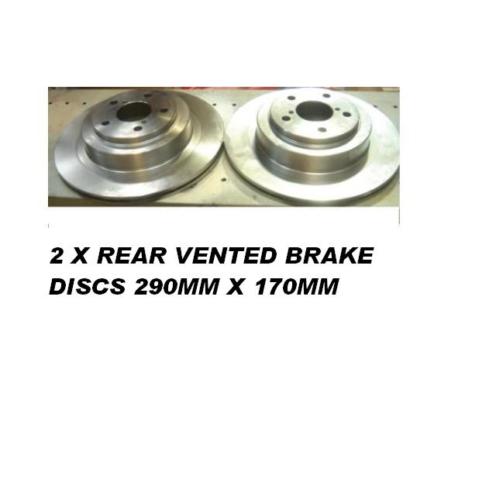 FOR IMPREZA WRX REAR VENTED BRAKE DISC 290MM /170MM