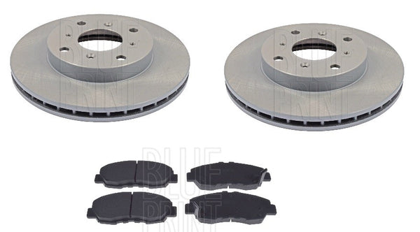 FOR HONDA CRV RD1 2.0 UP 1999 FRONT BRAKE DISCS & PADS 262MM 4STUD 114.3 PCD 
