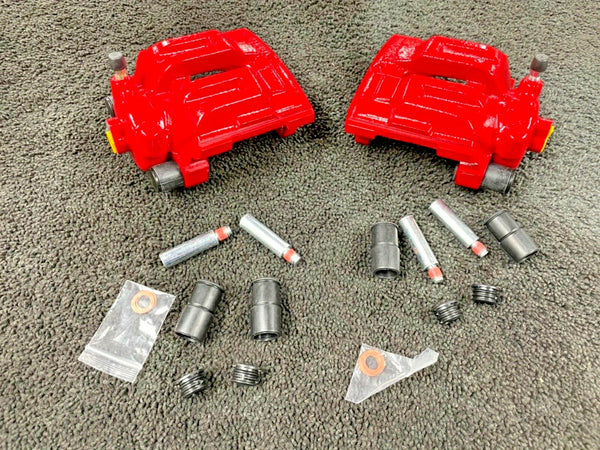 FOR BMW E81 E82 E87 E88 E90 E91 E92 E93 X1  RED REAR CALIPERS FOR 300MM DISCS