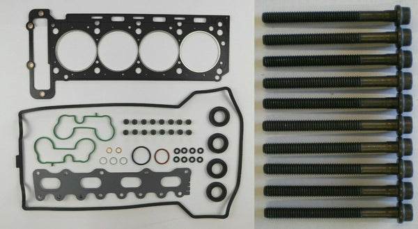 FOR MERCEDES C230 E230 SLK230 2.3 16V 95-04 KOMPRESSOR HEAD GASKET SET & BOLTS