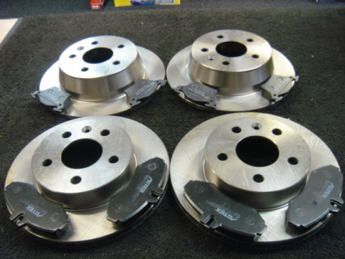 FOR MERCEDES VITO 108D 113 W638  FRONT REAR BRAKE DISCS & PADS 1995 TO 2003 