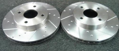FOCUS MK1 1.4 1.6 1.8    DRILLED GROOVED FRONT BRAKE DISCS 