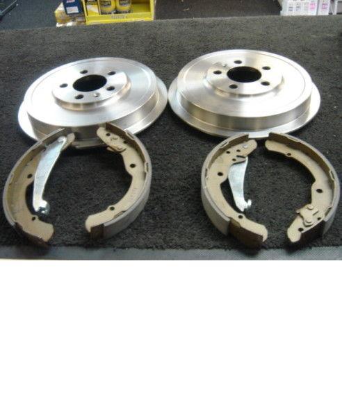 SKODA FABIA SCOUT SDi TD FSi  BRAKE DRUMS BRAKE SHOES REAR