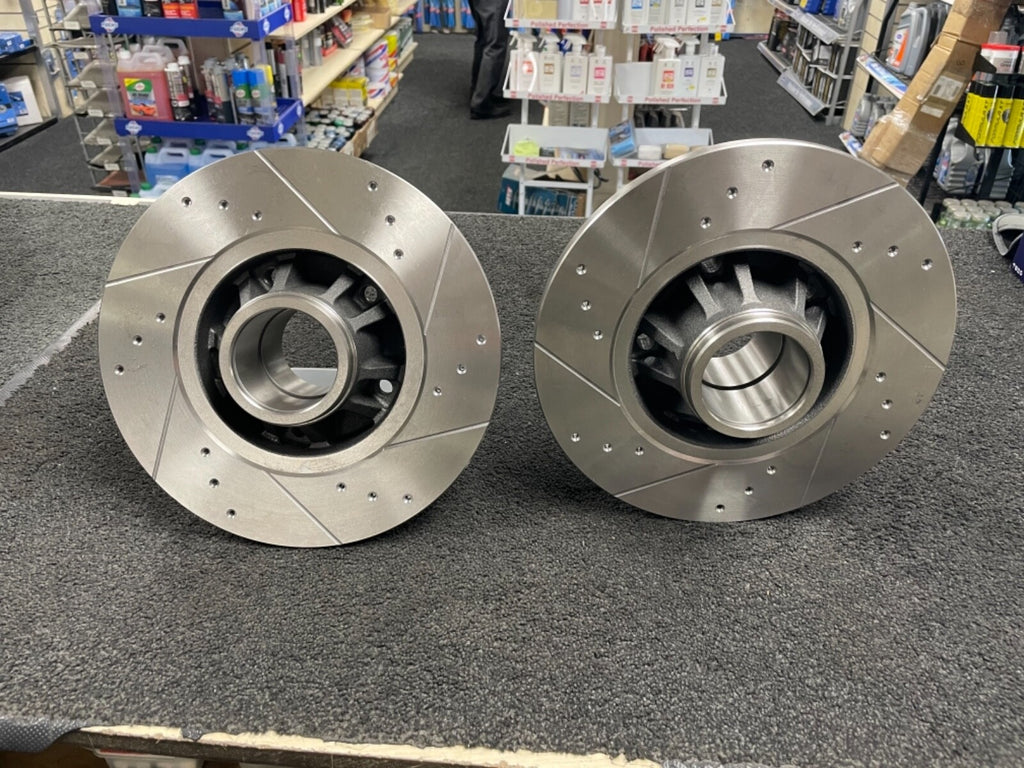 VAUXHALL VIVARO RENAULT TRAFIC BRAKE DISC DRILLED GROOVED BOSCH  0986479144