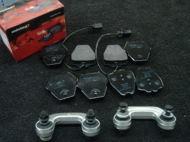 AUDI ALLROAD 2.5 2.7 MINTEX FRONT BRAKE PADS ANTI ROLL BAR LINKS