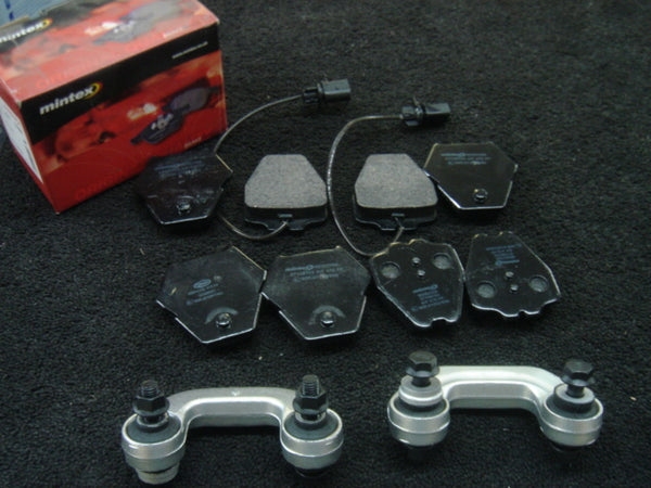 AUDI ALLROAD 2.5 2.7 MINTEX FRONT BRAKE PADS ANTI ROLL BAR LINKS