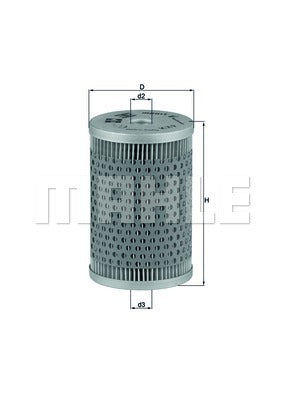 FUEL  FILTER MAHLE KX9D 