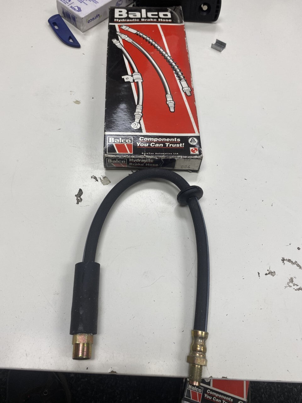 FOR AUDI 90 QUATTRO 2.3 1987-1991 FRONT BRAKE FLEXY HOSE