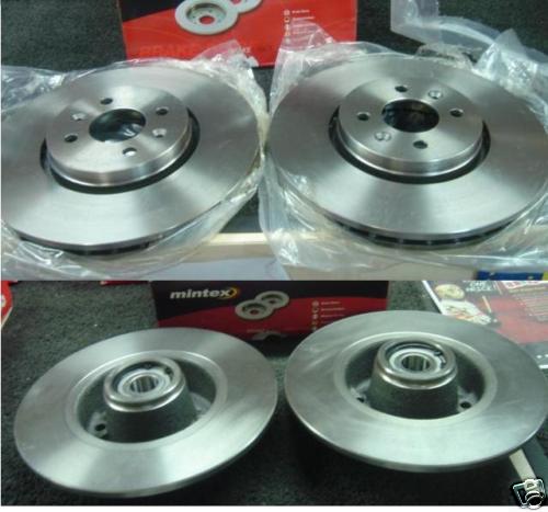 MEGANE SCENIC 03> MINTEX FRONT REAR BRAKE DISC & PADS