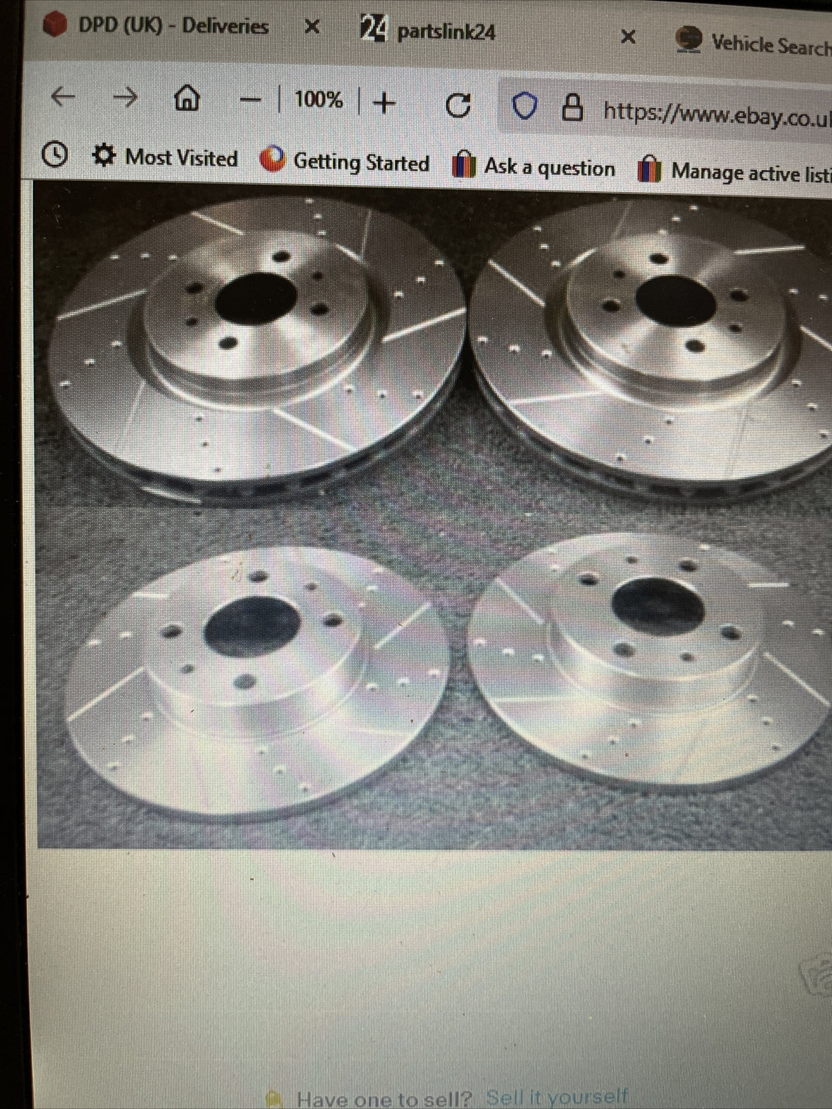 FOR MERCEDES CLK430 CROSS DRILLED GROOVED BRAKE DISC FRONT REAR VENTED