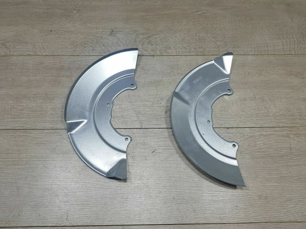 FOR VW TRANSPORTER T4 FRONT BRAKE DISC DUST SHIELDS SPLASH GUARD COVERS