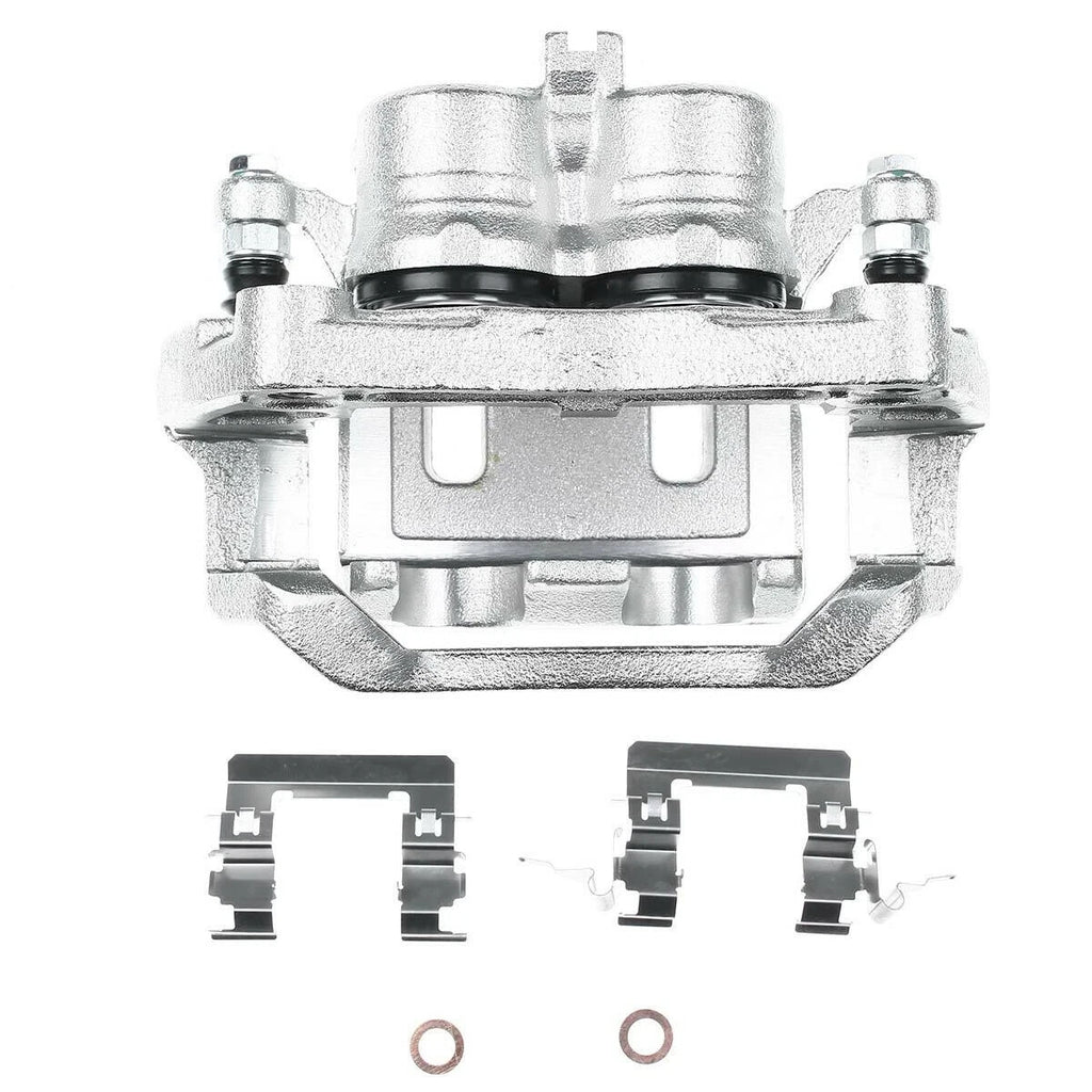 OS FRONT BRAKE CALIPER COMPLETENAVARA D40 DCi PATHFINDER R51 17" 320DISC 2005-16