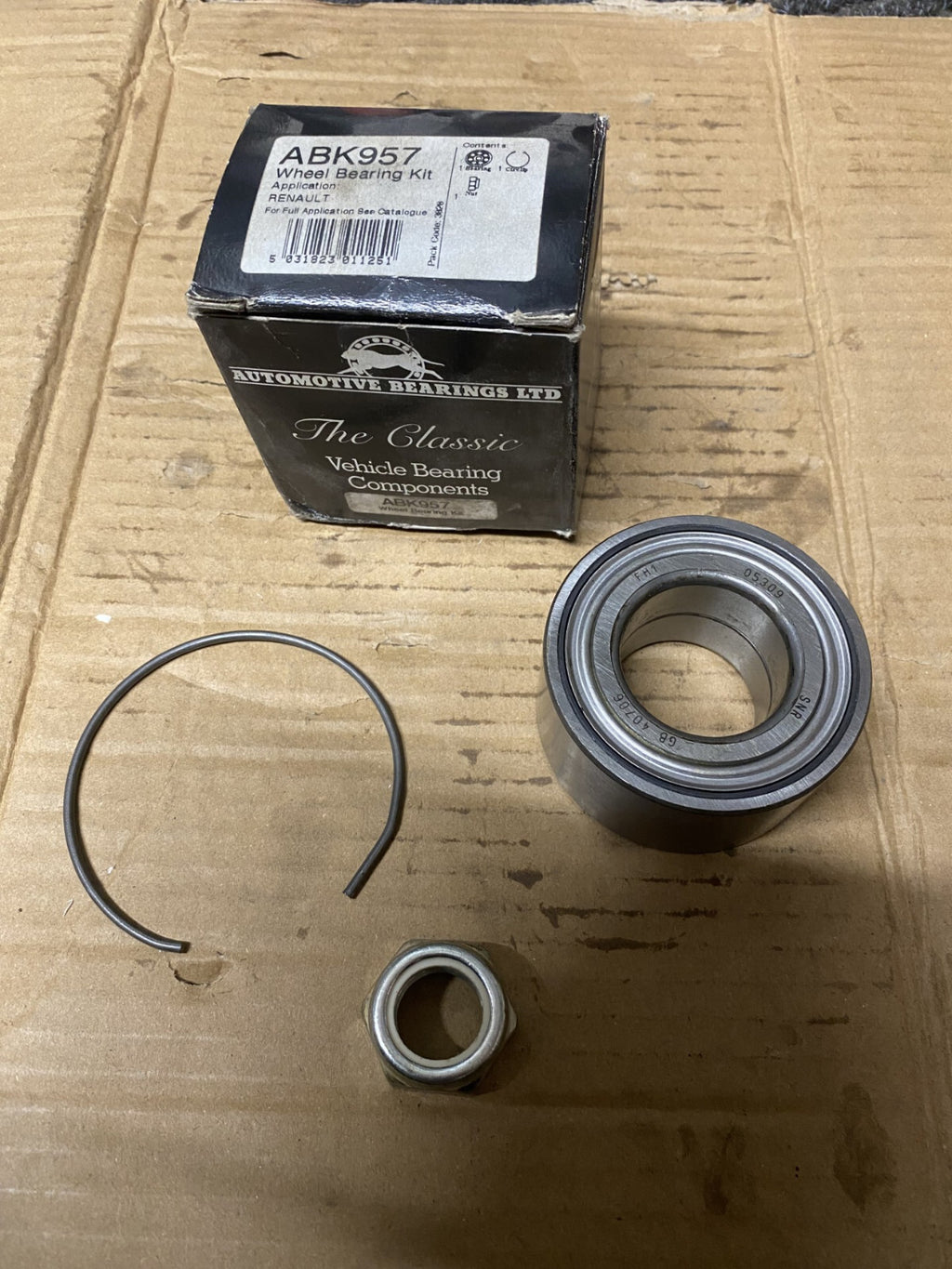 FOR RENAULT ESPACE 2.0 QUADRA MK1 1985-1991 FRONT WHEEL BEARING KIT 