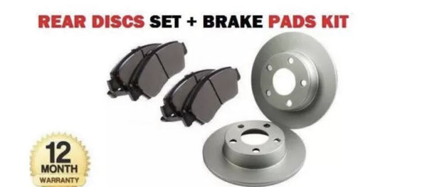 FOR JEEP COMMANDER GRAND CHEROKEE  REAR BRAKE DISCS BRAKE PADS SOLID