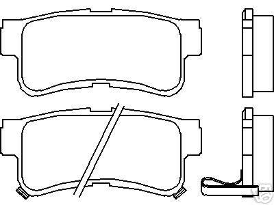 DAEWOO MUSSO 2.3 2.9 3.2 BRAKE PADS REAR MINTEX MANDO CALIPERS