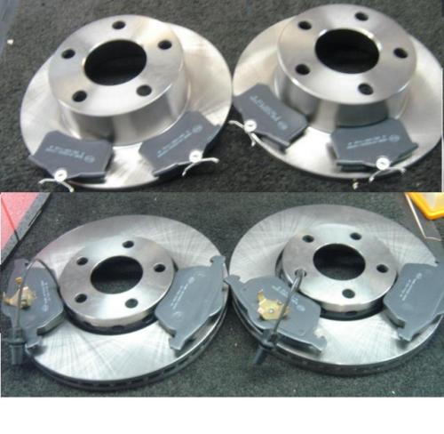 FOR FORD GALAXY FOCUS VOLVO FRONT & REAR BRAKE DISCS & PADS MODEL WITH ELECTRIC