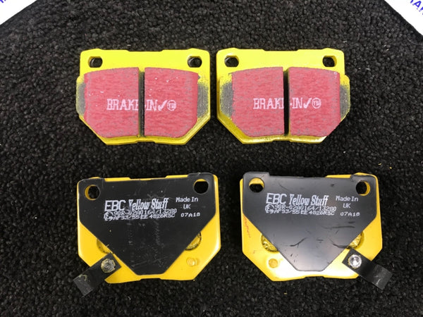 FOR IMPREZA WRX TURBO GC8 YELLOW STUFF BRAKE PADS  REAR 