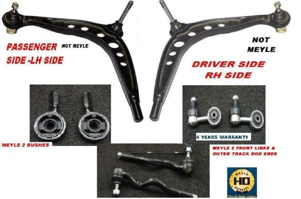 BMW Z3 E36 316 318 320 325 LOWER SUSPENSION ARM BUSH LINK OUTER ROD MEYLE HD 
