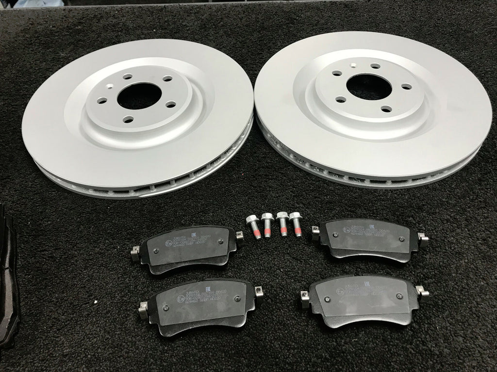 FOR AUDI  A7 Q7 S7 4MB 2 REAR VENTED BRAKE DISC BRAKE PADS 350MM 4M0615601J