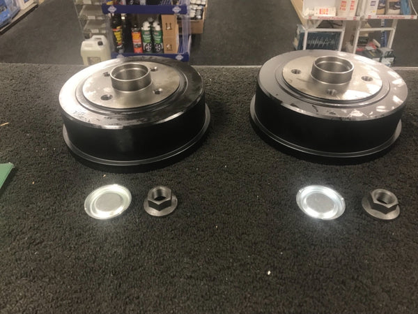 FOR CITROEN C3 C4 REAR BRAKE DRUM FITTED BREARING + ABS RING