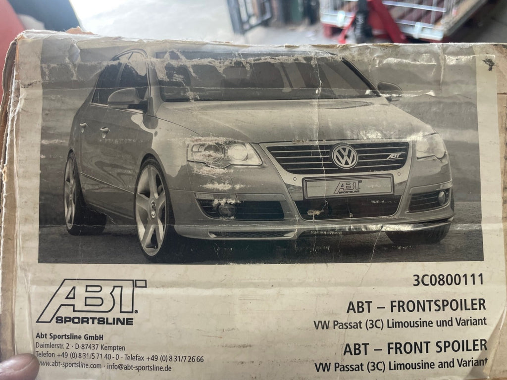 FOR VW PASSAT  3C CC ABT SPORTLINE FRONT BUMPER VALANCE SPOILER LIP