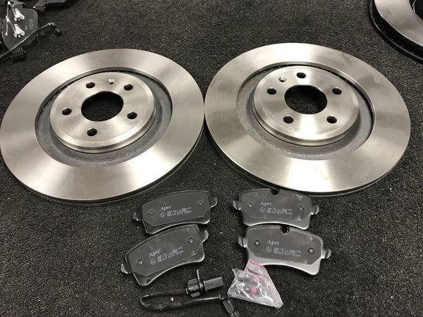 AUDI A7 3.0Bi-TDi QUATTRO SPORT BRAKE DISC BRAKE PADS SENSORS REAR 330MM