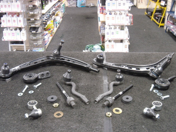 BMW 3SER 316 318 320 323 325 E36 WISHBONE ARM KIT BALL JOINT BUSH TRACK ROD END