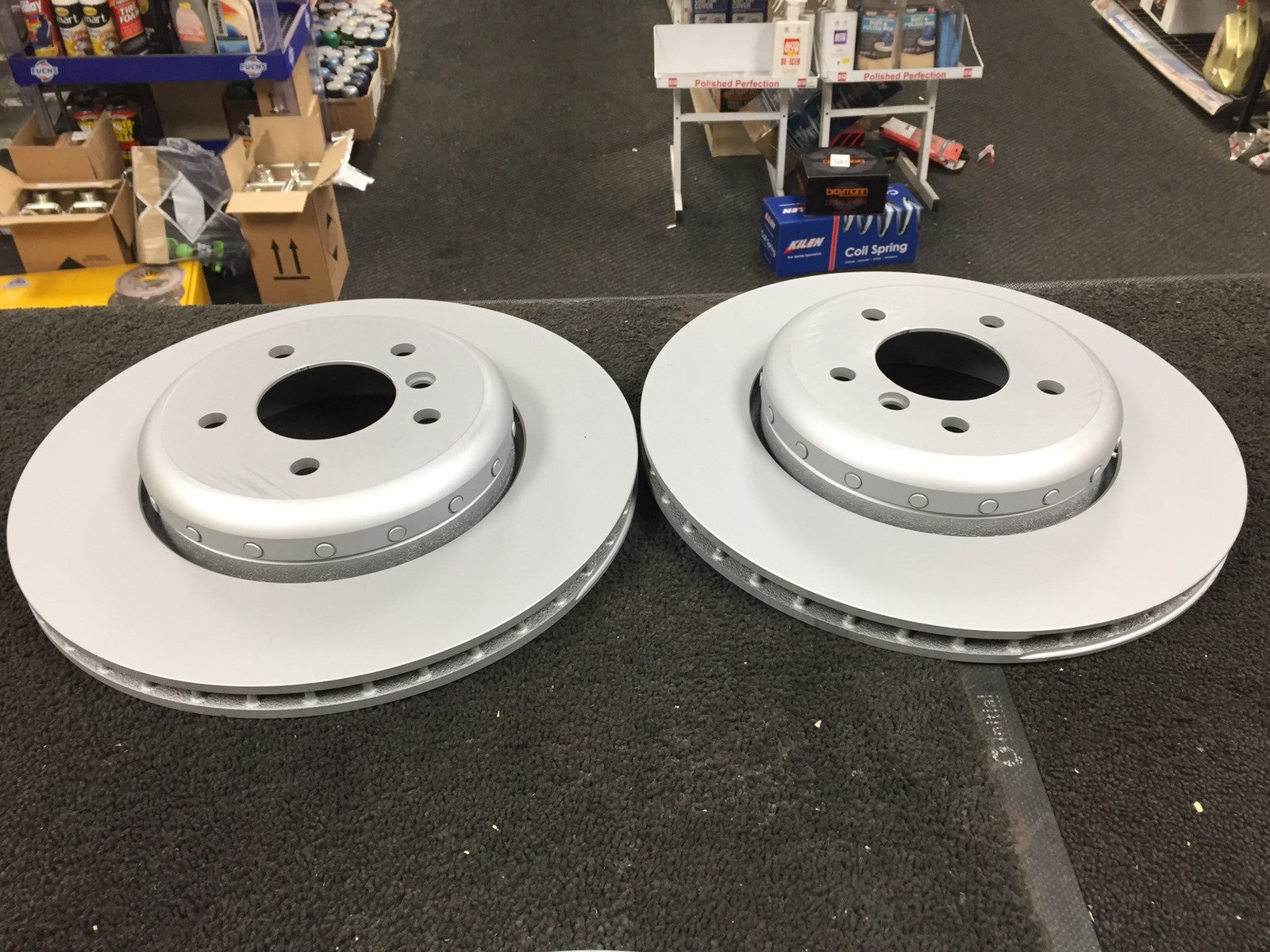 REAR BRAKE DISC OEM FOR BMW E60 535d 550i E61 535d 550i E63 E64 635d 650i 345MM 