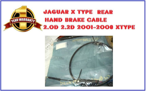 JAGUAR X TYPE 2.1 V6  2.0 2.2D 2001-08 REAR DRIVER SIDE BRAKE CABLE RH SIDE 