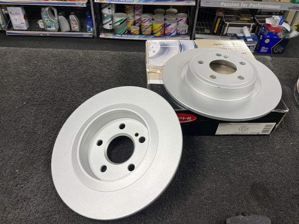 MERCEDES SLK200 R172 1.8 SLK250 R172 1.8 REAR BRAKE DISC REAR PAIR COATED