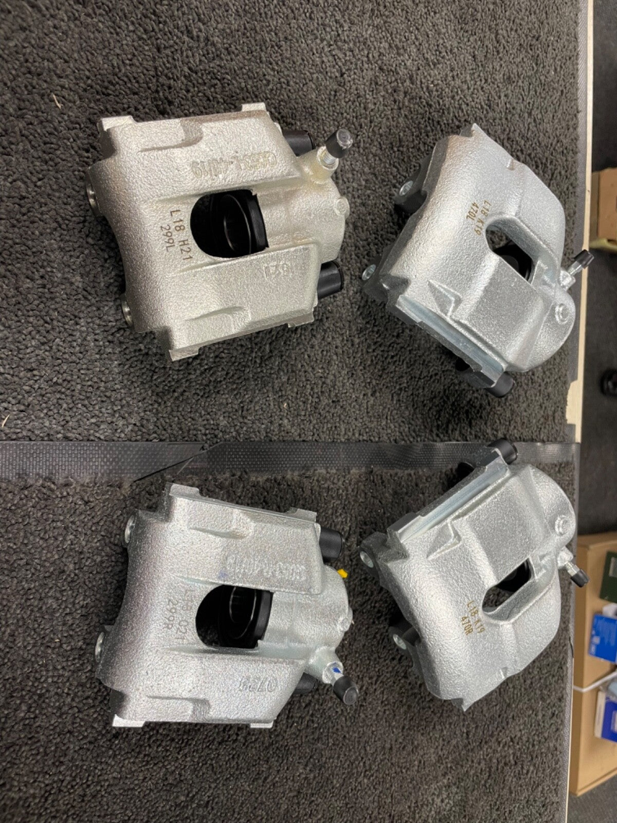 FOR BMW M3 E46 CSL Z4 M 3.2 E46 Z4 E85 E86 FRONT REAR BRAKE CALIPERS X 4 