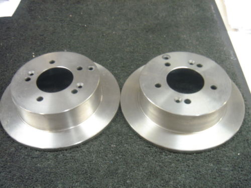FOR HYUNDAI TUCSON 2.0 2.0 CRDI 2 X REAR BRAKE DISCS NEW SET 