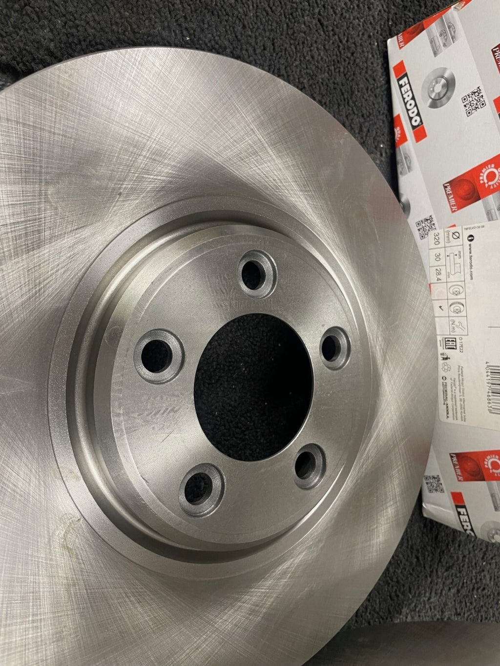 JAGUAR S TYPE XJ6 XJ8 X350 FRONT VENTED BRAKE DISCS 320MM DDF1648 X2