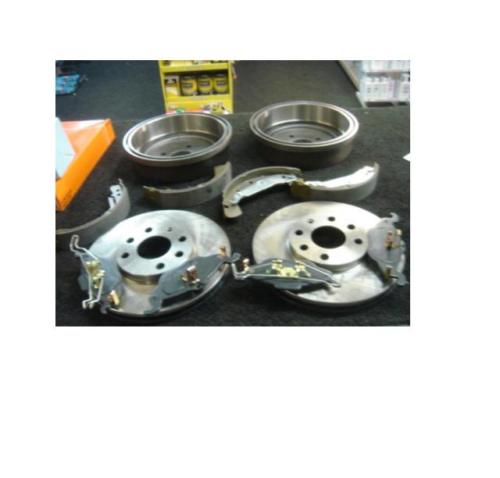 ASTRA G MK4  REAR DRUMS SHOES FRONT BRAKE DISC PADS
