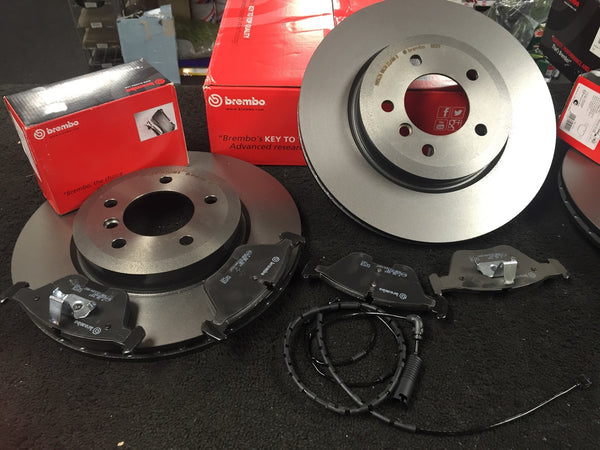 BMW 330D 330Ci 330i BRAKE DISC  BREMBO FRONT BRAKE DISCS BREMBO BRAKE PADS 