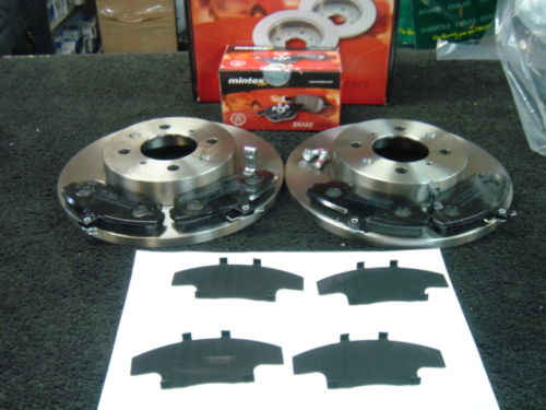  MG ZR 1.4 2.0TD MINTEX BRAKE DISCS &PADS FRONT  SOLID
