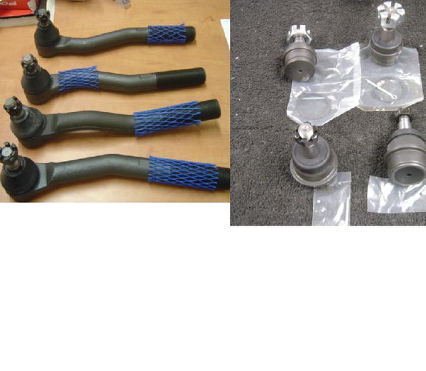 FOR JEEP GRAND CHEROKEE WJ WG BALL JOINT UPPER LOWER TRACK ROD END SET