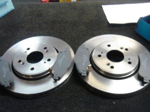 FOR CIVIC 2.2CDTI TYPE S 06 ON FRONT BRAKE DISCS PADS 
