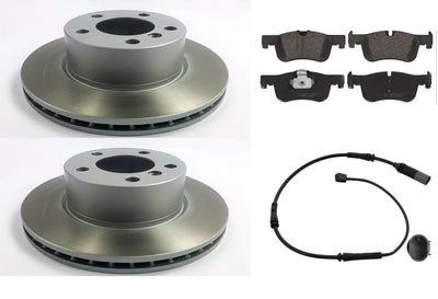 FOR BMW 2 SERIES 218I SPORT (MK1 FL (F22)) FRONT BRAKE DISCS AND PADS WITH WIRE