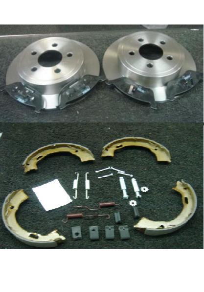 FOR CHEROKEE LIBERTY KJ CRD V6 2002- 08 BRAKE DISC BRAKE PADS HANDBRAKE SHOE