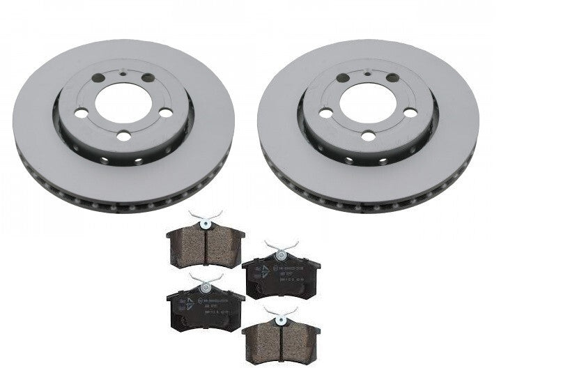 VW GOLF MK4 GTTDI 130 150 REAR VENTED BRAKE DISCS &PADS