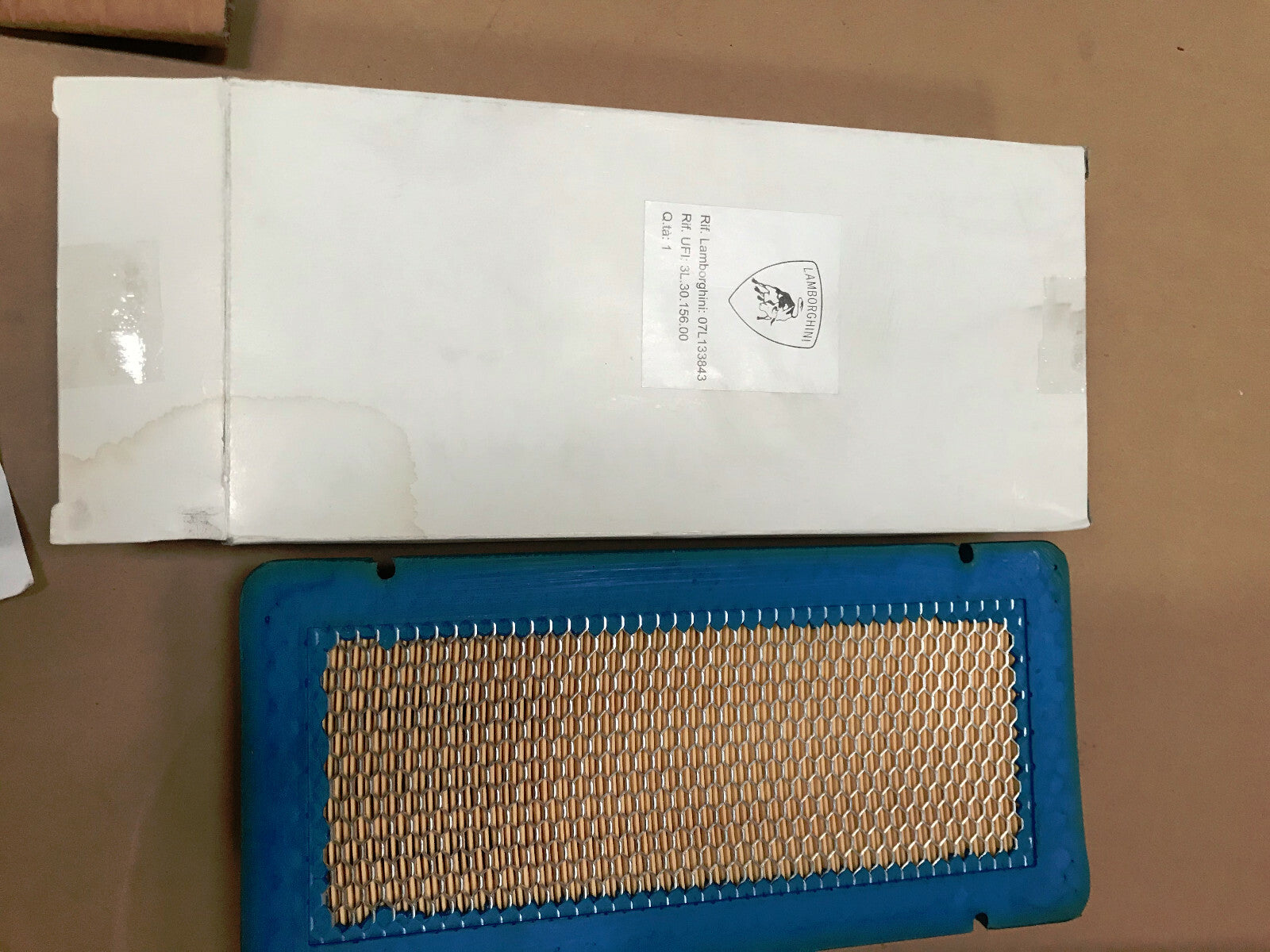  LAMBORGHINI GALLARDO  AIR FILTER ORIGINAL 07L133843 