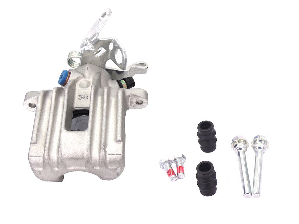 REAR BRAKE CALIPER +SLIDER BEETLE SCIRROCO GOLF MK5 MK6 A3 SKODA SEAT LH SIDE  