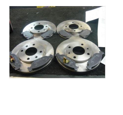  SAXO VTR VTS FRONT & REAR BRAKE DISC BRAKE PADS MINTEX