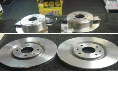 406 V6 FRONT REAR BRAKE DISC & PAD HANDBRAKE SHOES