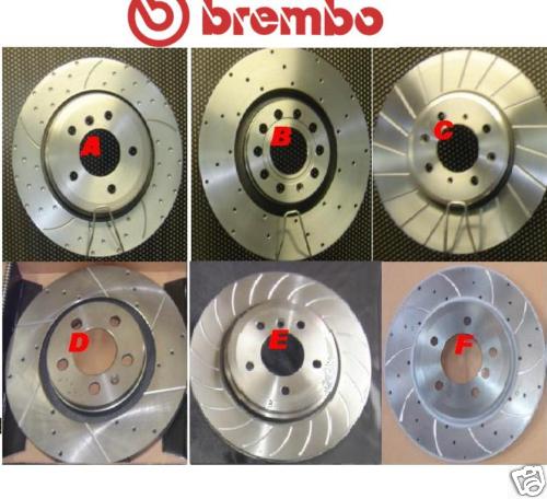 FORD FIESTA XR2 RS CROSS DRILLED BREMBO FRONT BRAKE DISC