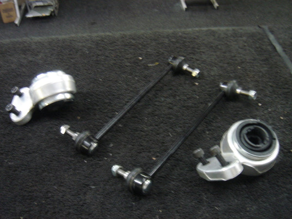 BMW 3 SER E46 Z4 E85 E86 2 LOWER WISHBONE ARM BUSHES 2 FRONT ANTI ROLL BAR LINKS